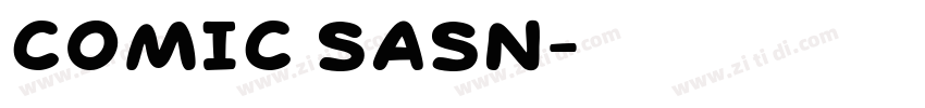 comic sasn字体转换